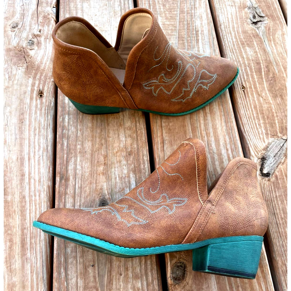 Jolimall Women Boots Vintage Style Size 10